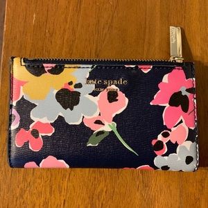 Kate Spade - Sylvia wildflower slim bifold wallet